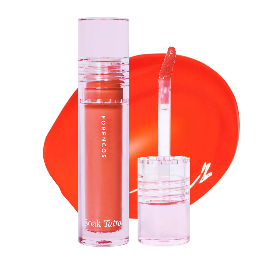 FORENCOS Vivid Vegan Lip Stain - Smudge-proof & Lightweight