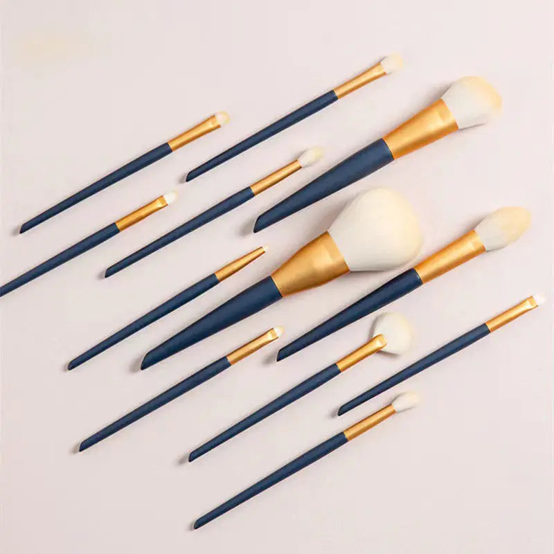 12-Piece Essential Makeup Brush Kit