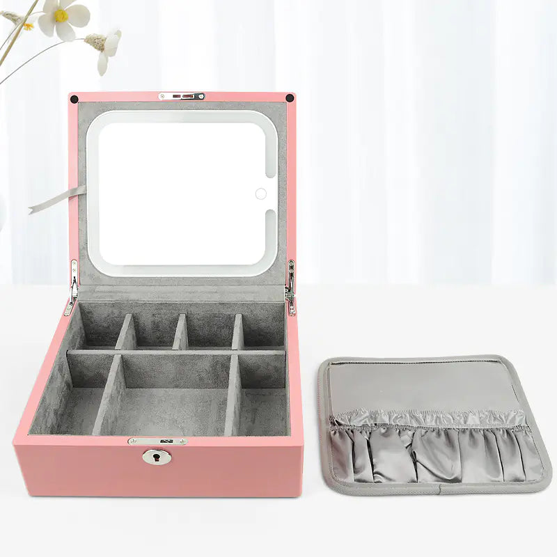 Elite LED Mirror Makeup Case
