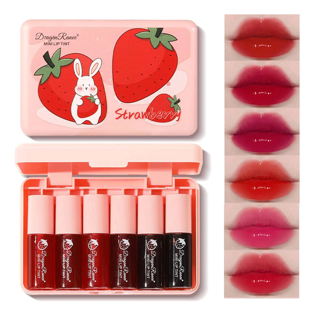 Yishifa Velvet Lip Tint 6-Color Set